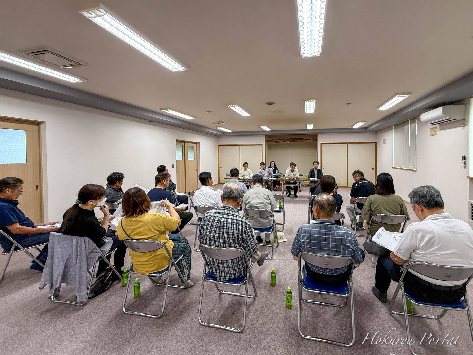 北竜町の未来を語る！まちづくり懇談会が碧水町内会からスタート