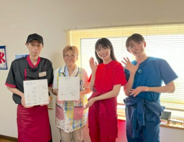 ☀️🌞 आज, एसटीवी दोसांको वाइड स्माइल डिस्कवरी एडवेंचर के उद्घोषक ऐरु मियाज़ाकी और सुमिहो अबुरानो किचन सेइसी में आए। बहुत-बहुत धन्यवाद🙇【किचन सेइसी】