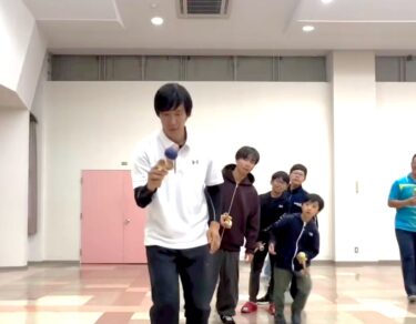 みんなでとめけんリレーをしました！ 最後って緊張しますよね 🫨 無事に成功して何より！【北竜けん玉クラブ】