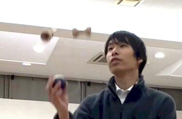 代表がはじめてはねけん1-2-3に挑戦しましたが、途中でけんが抜けるというアクシデントに見舞われ断念した動画をお届けします【北竜けん玉クラブ】