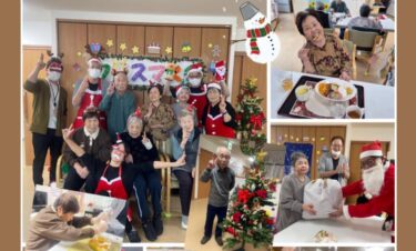 Hari ini kami mengadakan pesta Natal di Gedung B 🎄🎅🦌✨ Kami semua membuat dan makan kue Natal bersama! 🎂 Kami menerima komentar seperti, "Luar biasa!", "Enak sekali!", dan "Terima kasih!", yang membuat semua staf sangat senang ✨ [Hekisui Group Home]