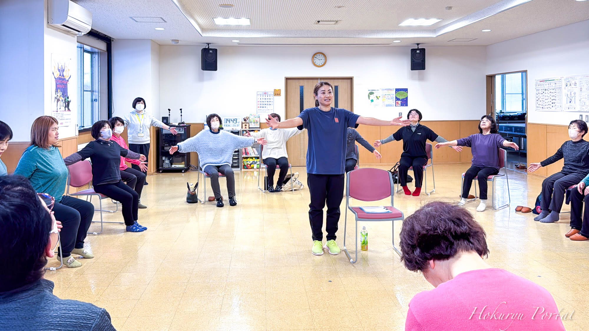 外は雪でも心はポカポカ！笑顔が弾ける「冬にできるかんたんエクササイズ」