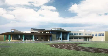 [Hokuryu] Basic design proposal for the integrated learning and exchange center / To begin operation in FY2017 [e-kensin News Hokkaido Construction Newspaper]