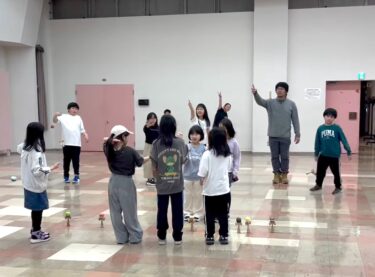 グリコが流行ってる、ゴールしたら技をやる。動画撮ってなかったけど、けん玉じゃんけんでも同じことやってた 😁【北竜けん玉クラブ】