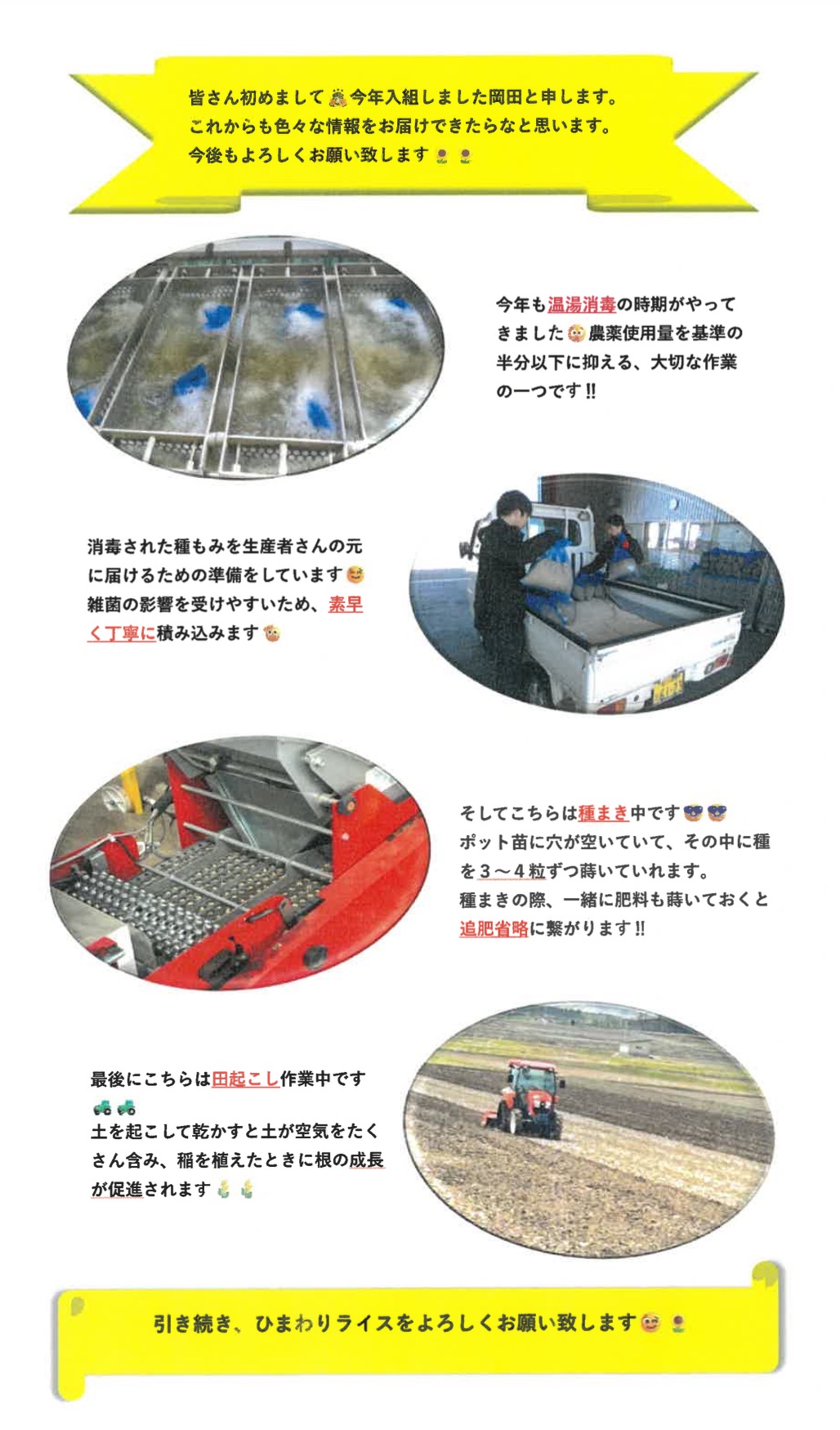 温湯消毒【JAきたそらち】