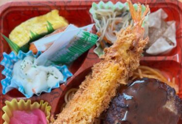 ☀️🌞 おかず弁当2,500円、おかず弁当800円生姜焼き、ハンバーグ＆えびフライ弁当【Kitchen晴晴】